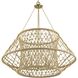 Laila 5 Light 30 inch Vintage Brass Chandelier Ceiling Light, Design Series