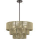 Acordia 6 Light 23 inch English Bronze Pendant Chandelier Ceiling Light