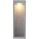 Avenue Outdoor LED 6 inch Silver Wall Sconce Wall Light