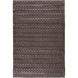 Equus 72 X 48 inch Dark Brown Rug