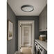 Souffle LED 18 inch Gray Flush Mount Ceiling Light