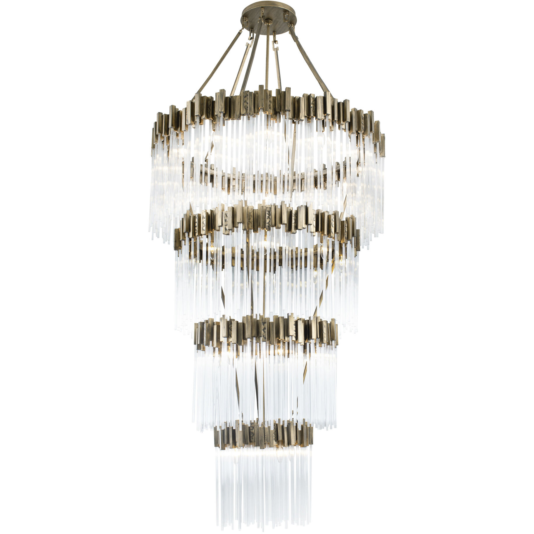 Matrix 30 Light 40 inch Havana Gold Chandelier Ceiling Light