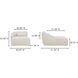 Amelia White Chaise, Left
