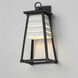 Shutters 1 Light 18 inch White and Black Outdoor Wall Mount