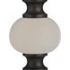 Minaret 34.5 inch 60 watt White and English Bronze Table Lamp Portable Light