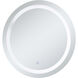 Helios 32 X 32 inch Silver Lighted Wall Mirror