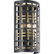 Aldergate 2 Light 8 inch Black Wall Sconce Wall Light