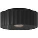 Radiance 1 Light 13 inch Gloss Black Flush Mount Ceiling Light