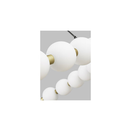 Sean Lavin Orbet LED 36.1 inch Polished Nickel Chandelier Ceiling Light, Integrated LED