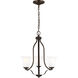 Emmons 3 Light 19.5 inch Bronze Chandelier Ceiling Light