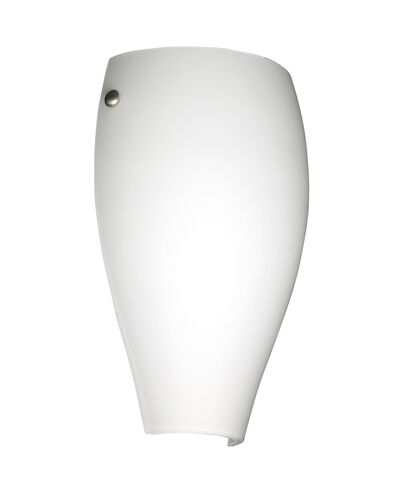 Chelsea LED 7 inch Satin Nickel ADA Wall Sconce Wall Light in Opal Matte Glass