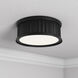 Corvella LED 14 inch Matte Black Flush Mount Ceiling Light