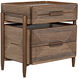 Savino 31 X 30 inch Dark Walnut Side Table