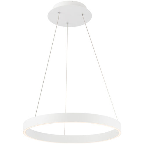 Sirius LED 18 inch White Pendant Ceiling Light, dweLED