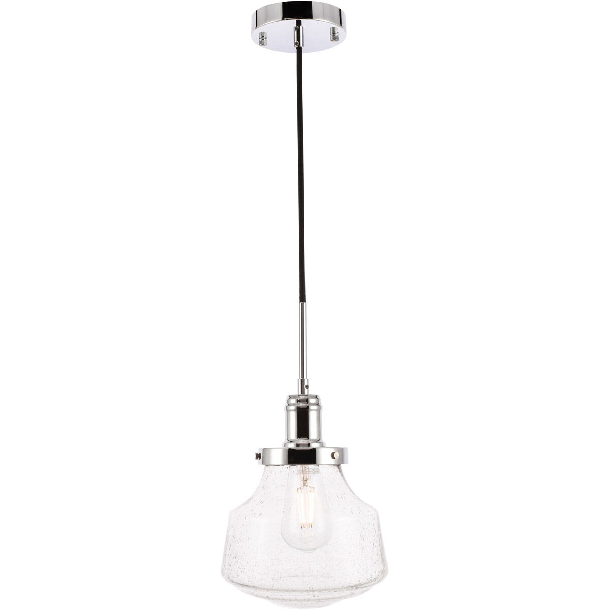 Lyle 1 Light 8 inch Chrome Pendant Ceiling Light