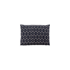 Solid Bold II 19 X 13 inch Black and Medium Gray Throw Pillow