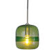 Envisage VI LED 8 inch Brushed Nickel Mini Pendant Ceiling Light in Envisage Green