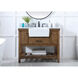 Clement 42 X 22 X 34 inch Driftwood Bathroom Vanity Cabinet