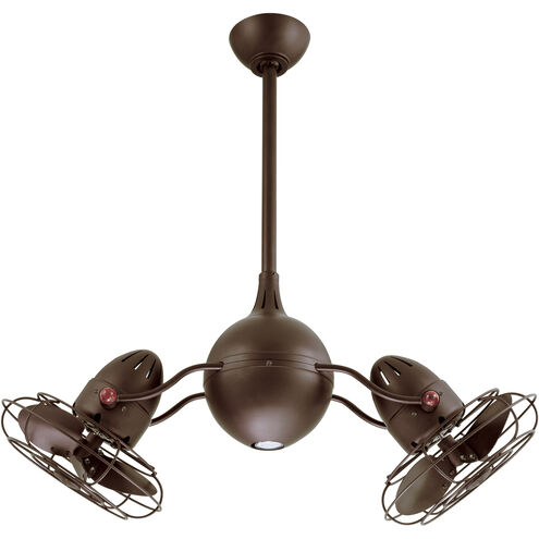 Atlas Acqua 37 inch Textured Bronze Ceiling Fan, Atlas