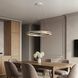 C&M by Chapman & Myers Cielo LED 30 inch Matte White Chandelier Ceiling Light