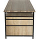 Nabucco 60 X 30 inch Bleached Walnut Desk