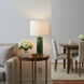 ED Ellen DeGeneres Feikudo 25.88 inch 60 watt Glossy Light Green Table Lamp Portable Light
