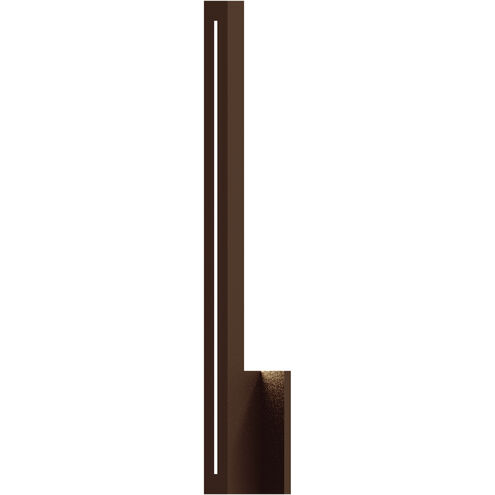 Stripe LED 24 inch Textured Bronze Indoor-Outdoor Sconce