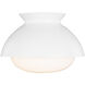 AERIN Lucerne 1 Light 9 inch Matte White Flush Mount Ceiling Light