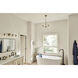 Winslow 3 Light Natural Brass Mini Chandelier Ceiling Light