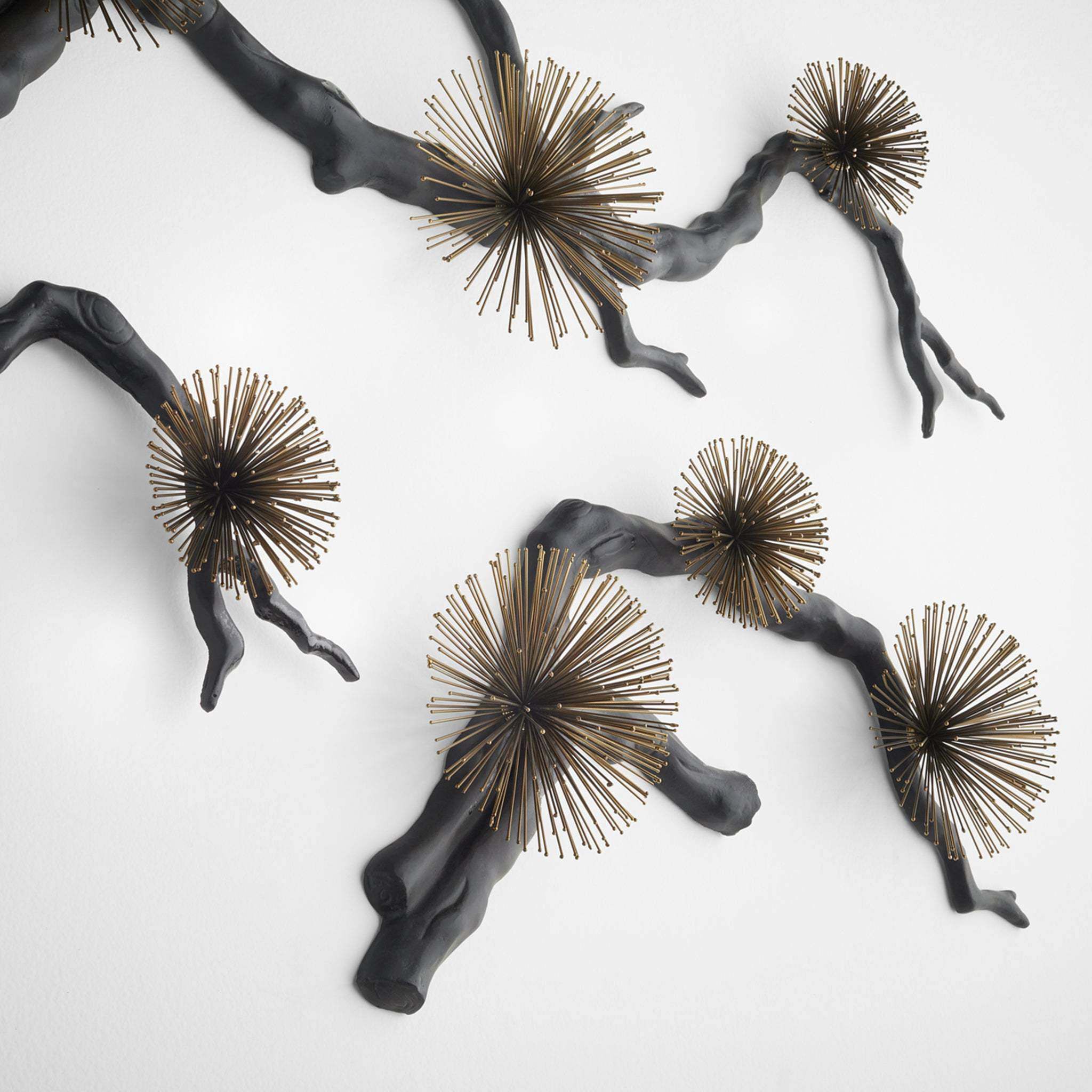 Ichiyo Black and Gold Accents Wall Decor, Small