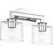 Bernardino 2 Light 16 inch Polished Chrome Vanity Wall Sconce Wall Light