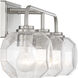 Baldwin 3 Light 24 inch Satin Nickel Bathroom Vanity Light Wall Light, Lighting One
