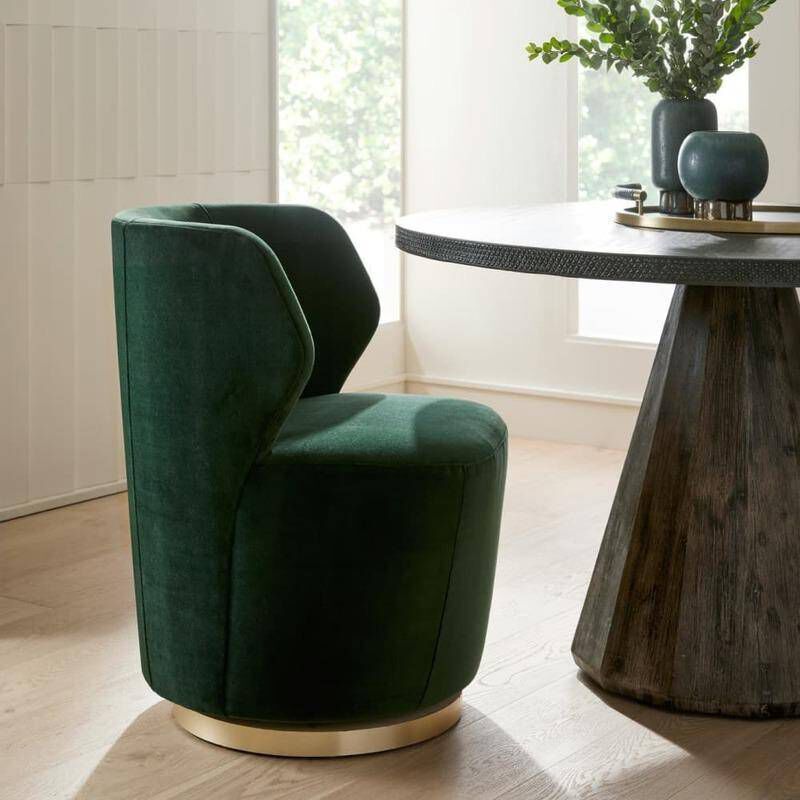 Poppy Forest and Champagne Chair