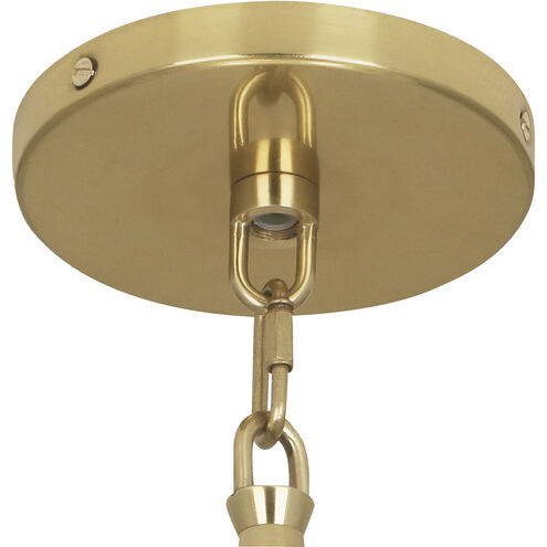 Decker 3 Light 30 inch Modern Brass Pendant Ceiling Light in Vintage Wine