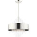 Orenburg 10 Light 26 inch Polished Nickel Pendant Chandelier Ceiling Light