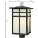 Mission 3 Light 20 inch Black Outdoor Post Light