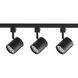 Charge 1 Light 120 Black J Track Fixture Ceiling Light in 3000K, WAC Limited