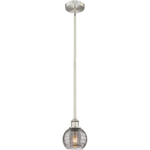 Edison Athens Deco Swirl 1 Light 5.88 inch Mini Pendant