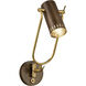 Ruehl 14 inch 9 watt Lacquered Bronze Swing Arm Wall Sconce Wall Light