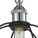Lake Placid 1 Light 12 inch Polished Chrome Semi-Flush Mount Ceiling Light