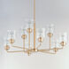 Acadia 9 Light 34.75 inch Heritage Chandelier Ceiling Light