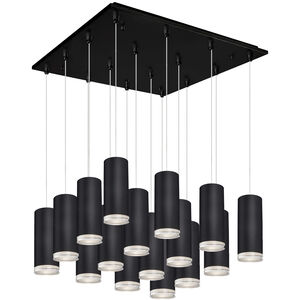 Cameo LED 19.25 inch Black Multi Pendant Ceiling Light
