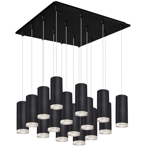 Cameo LED 19.25 inch Black Multi Pendant Ceiling Light