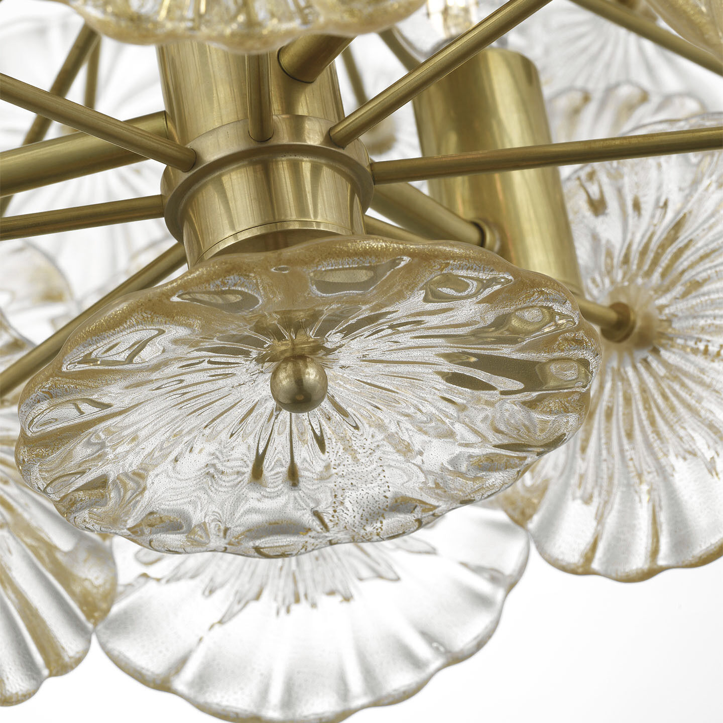 Julie Neill Gianna LED 24 inch Hand-Rubbed Antique Brass Chandelier Ceiling Light