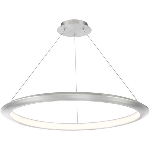 The Ring LED 36 inch Brushed Aluminum Chandelier Ceiling Light in 2700K, 36in.
