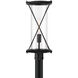 Rockhill 1 Light 21.5 inch Dark Matte Black Outdoor Post Mount