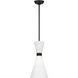 Drew & Jonathan Belcarra 1 Light 8 inch Midnight Black Pendant Ceiling Light