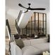 Swell Illuminated 72 inch Matte Black Fan