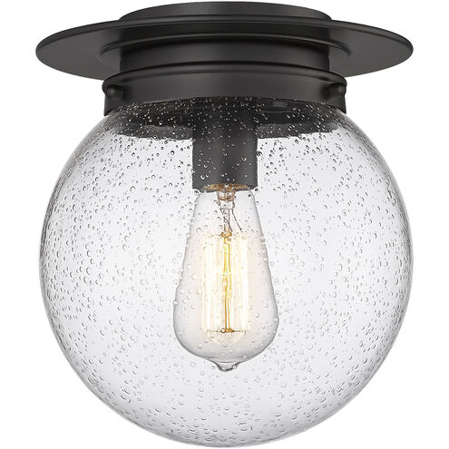 Calhoun 1 Light 9 inch Matte Black Flush Mount Ceiling Light