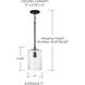Emerson 1 Light 7 inch Matte Black Pendant Ceiling Light